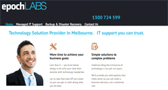 Desktop Screenshot of epochlabs.com.au